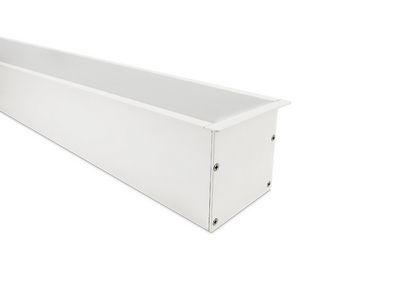 Luminaire linéaire Encastré avec garniture HONG, UGR<19, 2835 LED, 90 lm/W