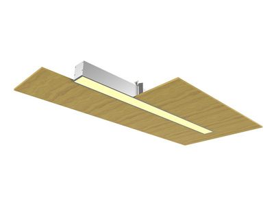 Luminaire linéaire Encastré avec garniture HONG, UGR<19, 2835 LED, 90 lm/W