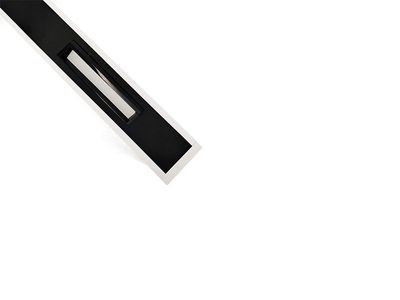 Lèche-mur LED Encastré avec garniture LUZ, 2835 LED, 70lm/W