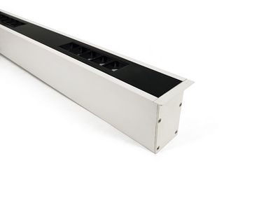 Luminaire linéaire LED Encastré avec garniture à persiennes LUZ, 2835 LED, 90lm/W