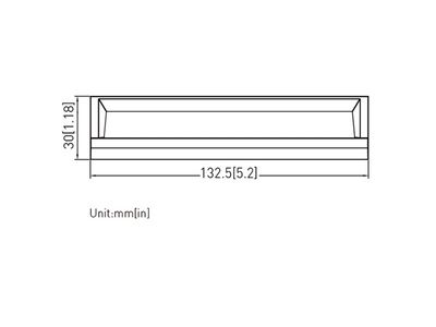 Lèche-mur LED monté en surface SLIM